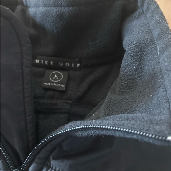 Nike Golf Men's Fleece Dark Black Vest - Picture 7 of 10